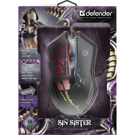 Mouse Defender GM-933 Nero
