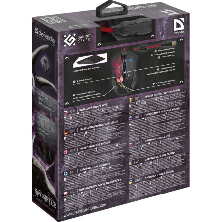 Mouse Defender GM-933 Nero