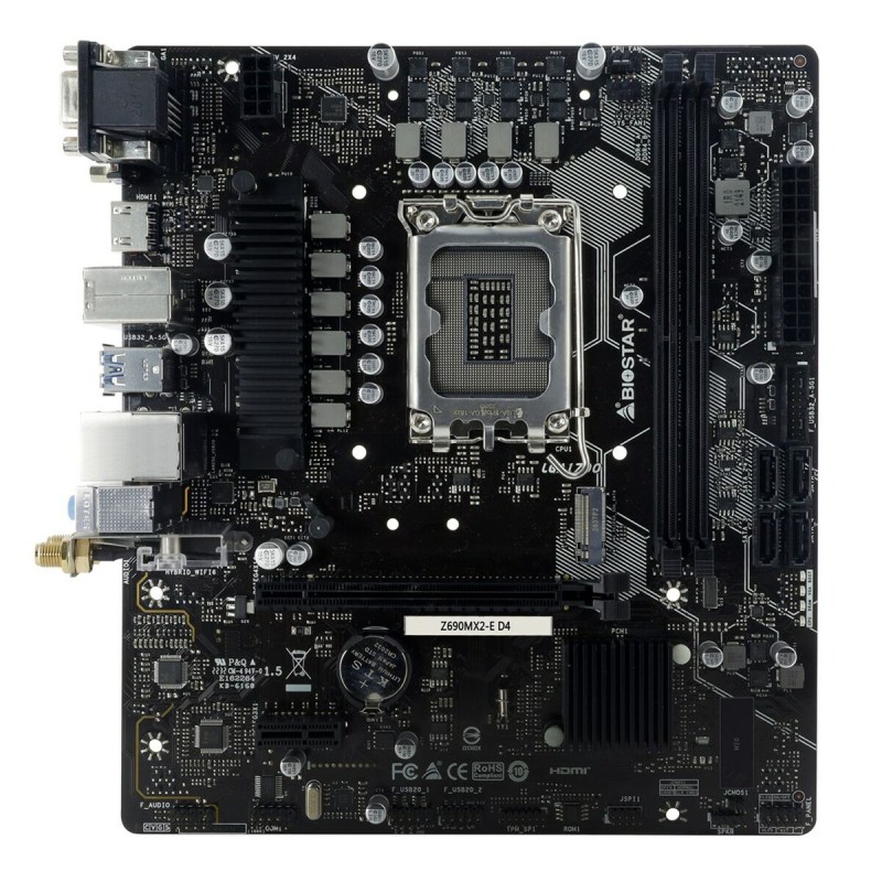 Scheda Madre Biostar Z690MX2-E D4 INTEL Z690 LGA 1700