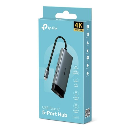 Cavo USB TP-Link UH5020C 100 W Nero Grigio