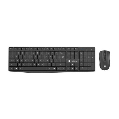 Tastiera e Mouse Natec NZB-1989 Nero QWERTY Qwerty US