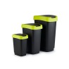 Secchio della spazzatura Rotho Twist Lime Plastica 25 L
