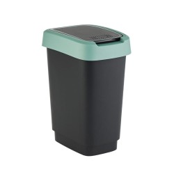 Secchio della spazzatura Rotho Twist Green Verde Plastica 25 L