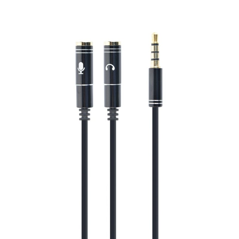 Cavo Audio Jack (3,5 mm) Divisore GEMBIRD CCA-417M 20 cm Cavo Audio Jack (3,5 mm) Divisore GEMBIRD CCA-417M 20 cm