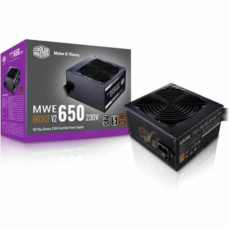 Fonte di Alimentazione Cooler Master MPE-6501-ACABW-BEU ATX 650 W 80 Plus Bronze Fonte di Alimentazione Cooler Master MPE-6501-ACABW-BEU ATX 650 W 80 Plus Bronze