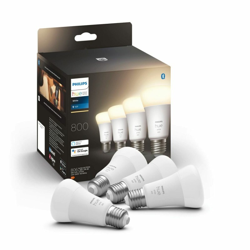 Lampadina Intelligente Philips 8719514319141 60 W 9 W E27 2700k 800 lm Lampadina Intelligente Philips 8719514319141 60 W 9 W E27 2700k 800 lm
