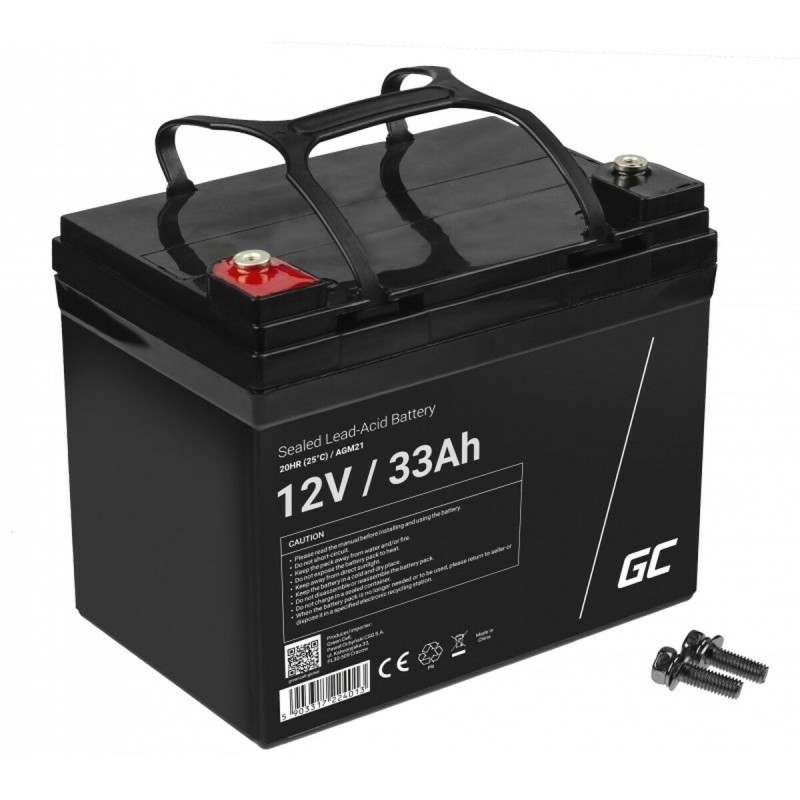Batteria per Gruppo di Continuità UPS Green Cell AGM21 33 Ah 12 V Batteria per Gruppo di Continuità UPS Green Cell AGM21 33 Ah 12 V