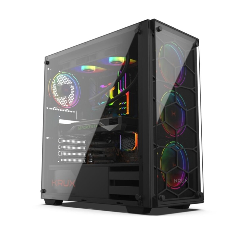 Case computer desktop ATX Krux KRX0007 Nero Case computer desktop ATX Krux KRX0007 Nero