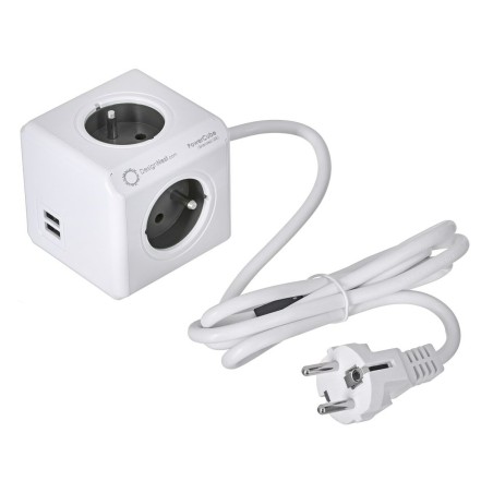 Multipresa Cubo Allocacoc PowerCube Extended USB Type E Nero Secchio (1,5 m)