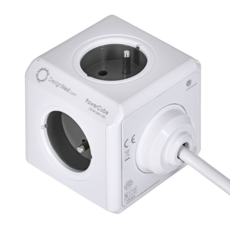 Multipresa Cubo Allocacoc PowerCube Extended USB Type E Nero Secchio (1,5 m)