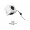 Multipresa Cubo Allocacoc PowerCube Extended USB Type E Nero Secchio (1,5 m)