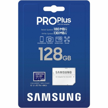 Scheda Di Memoria Micro SD con Adattatore Samsung MB-MD128SA/EU 128 GB