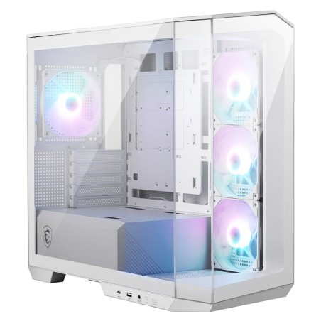 Case computer desktop ATX MSI MAG PANO M100R PZ Bianco Multicolore