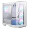 Case computer desktop ATX MSI MAG PANO M100R PZ Bianco Multicolore