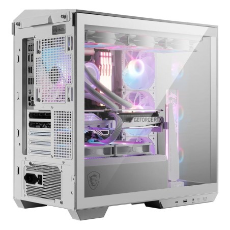 Case computer desktop ATX MSI MAG PANO M100R PZ Bianco Multicolore