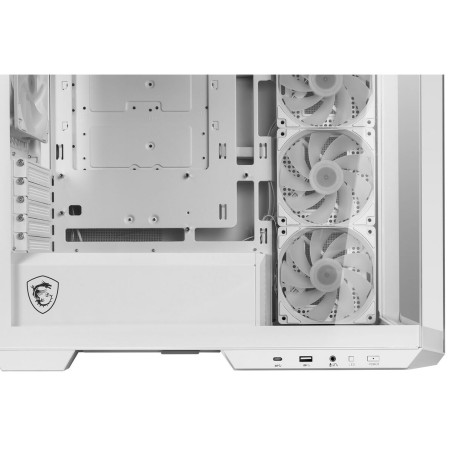 Case computer desktop ATX MSI MAG PANO M100R PZ Bianco Multicolore