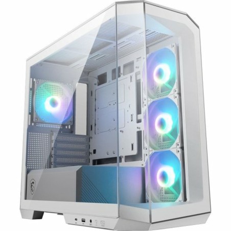 Case computer desktop ATX MSI MAG PANO M100R PZ Bianco Multicolore