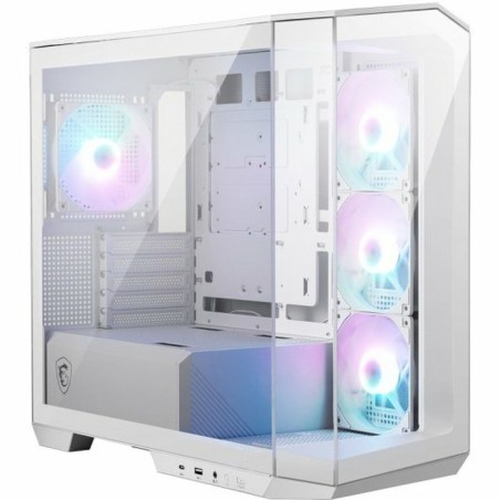 Case computer desktop ATX MSI MAG PANO M100R PZ Bianco Multicolore