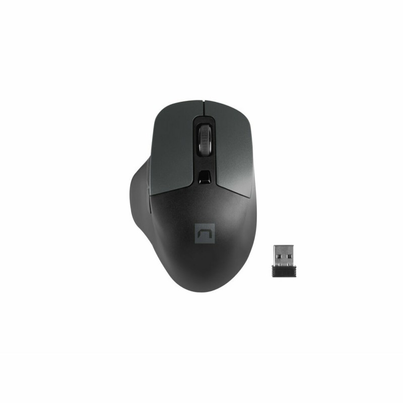Mouse senza Fili Natec Genesis Blackbird Nero 1600 dpi Mouse senza Fili Natec Genesis Blackbird Nero 1600 dpi