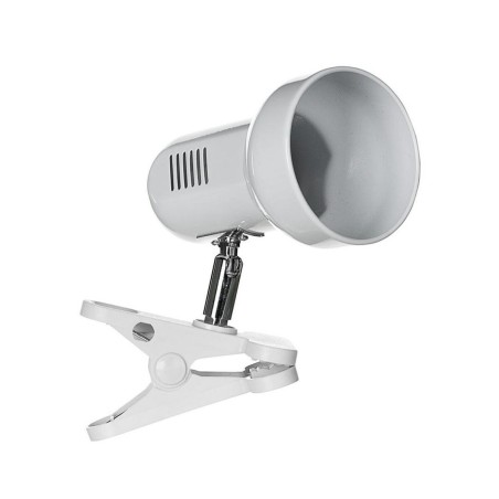 Lampada da tavolo Activejet AJE-CLIP Bianco Metallo Plastica 60 W