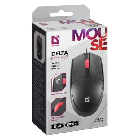 Mouse Gaming Defender DELTA MM-523 Nero