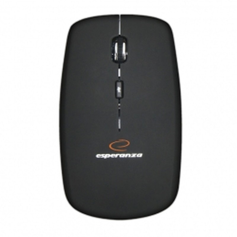 Mouse senza Fili Esperanza EM120K Nero/Argentato Mouse senza Fili Esperanza EM120K Nero/Argentato