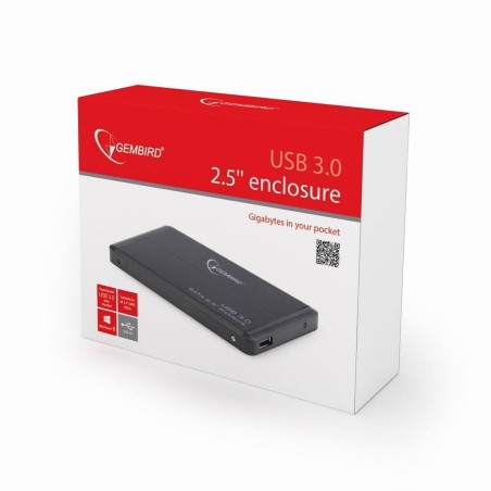 Involucro per Hard Disk GEMBIRD EE2-U3S-2-S 2,5" Nero 2,5"