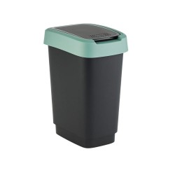 Secchio della spazzatura Rotho Twist Green Verde Plastica 10 L
