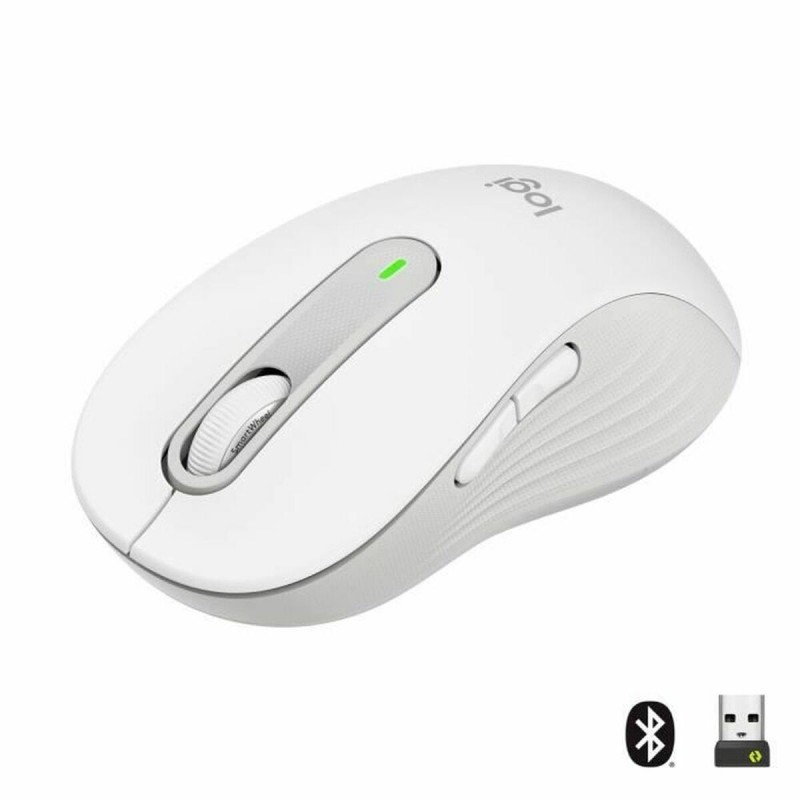 Mouse senza Fili Logitech Signature M650 Bianco Mouse senza Fili Logitech Signature M650 Bianco
