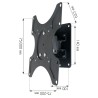 Supporto TV Techly ICA-LCD 2900B 19" 37" 25 kg