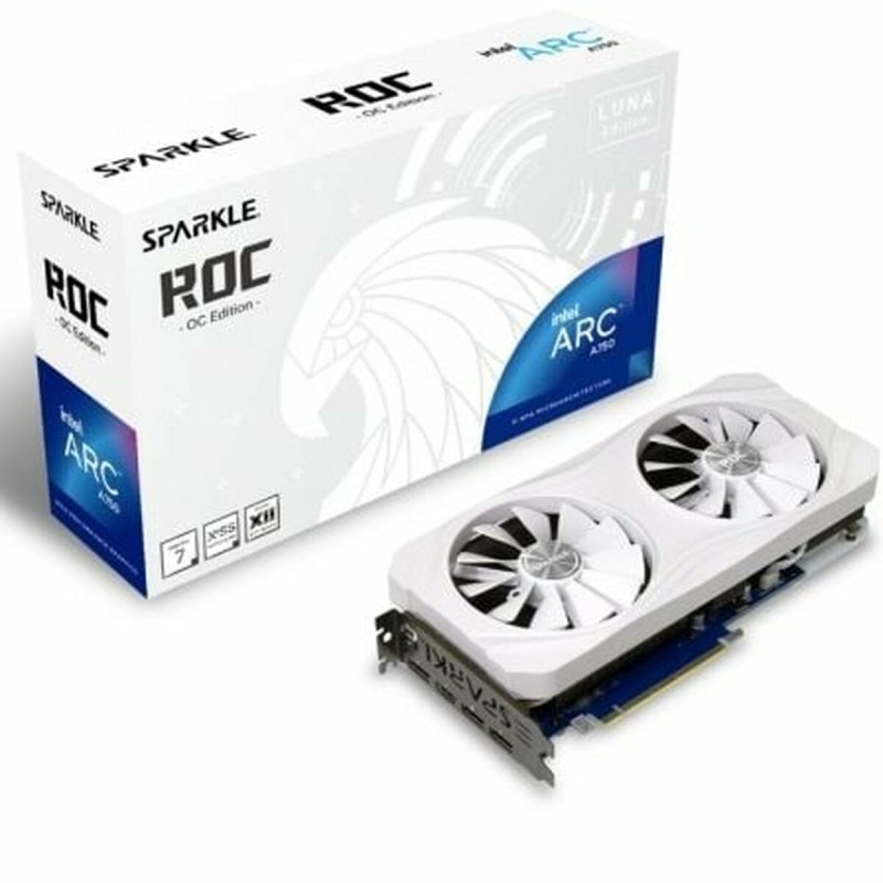 Scheda Grafica Sparkle Intel ARC A750 ROC Luna OC 8 GB GDDR6 Scheda Grafica Sparkle Intel ARC A750 ROC Luna OC 8 GB GDDR6