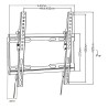 Supporto TV MacLean MC-412 32" 70" 45 kg