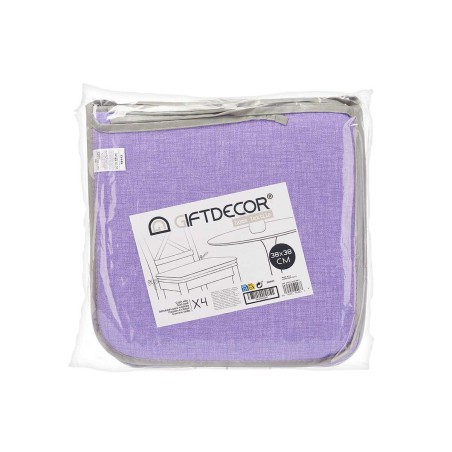 Cuscino per sedie 38 x 2,5 x 38 cm (4 Unità)