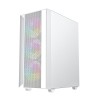 Case computer desktop ATX GEMBIRD Fornax 4000W ARGB Bianco Multicolore
