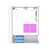 Case computer desktop ATX GEMBIRD Fornax 4000W ARGB Bianco Multicolore