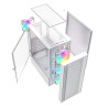 Case computer desktop ATX GEMBIRD Fornax 4000W ARGB Bianco Multicolore