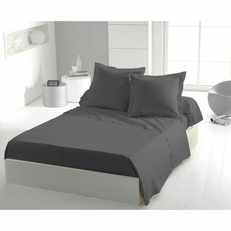 Set di Lenzuola HOME LINGE PASSION Flat sheet Grigio Osimano