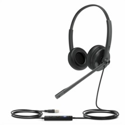 Auricolari con Microfono Yealink UH34 DUAL TEAMS Nero
