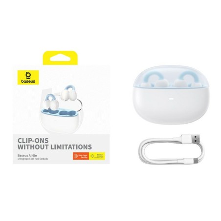 Auricolari con Microfono Baseus A00069201223-00 Azzurro Bianco