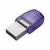 Memoria USB Kingston DataTraveler  microDuo 3C Acciaio 128 GB (1 Unità)