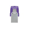 Memoria USB Kingston microDuo 3C Violetta Acciaio 256 GB (1 Unità)