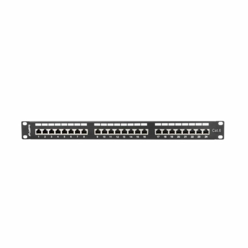 Patch Panel 24 Porte UTP Categoria 6 Lanberg PPS6-1024-B Patch Panel 24 Porte UTP Categoria 6 Lanberg PPS6-1024-B