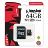 Scheda Di Memoria Micro SD con Adattatore Kingston Canvas Select Plus 128 GB