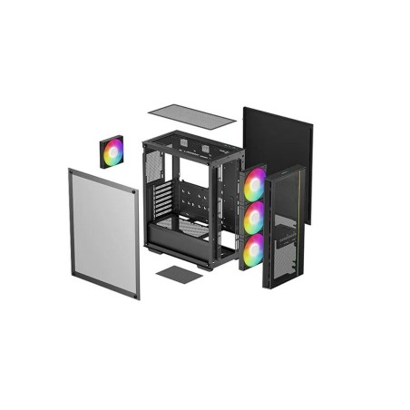 Case computer desktop ATX DEEPCOOL R-MATREXX55-BCAGA4-G-4 Nero