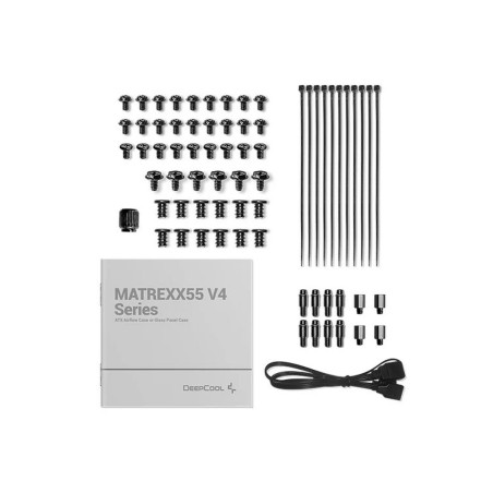 Case computer desktop ATX DEEPCOOL R-MATREXX55-BCAGA4-G-4 Nero