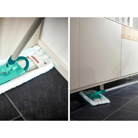 Mop with Bucket Leifheit 55092 Azzurro Grigio Microfibra