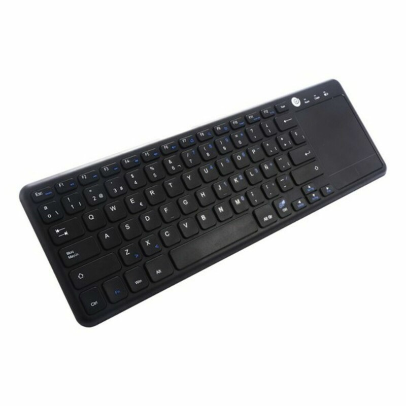 Tastiera con Touchpad CoolBox CoolTouch Nero Qwerty in Spagnolo Tastiera con Touchpad CoolBox CoolTouch Nero Qwerty in Spagnolo