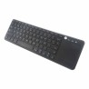 Tastiera con Touchpad CoolBox CoolTouch Nero Qwerty in Spagnolo