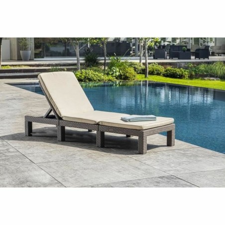 Lettino Allibert by KETER Daytona 195 x 65 x 25,5 cm Beige