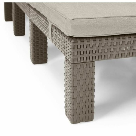Lettino Allibert by KETER Daytona 195 x 65 x 25,5 cm Beige